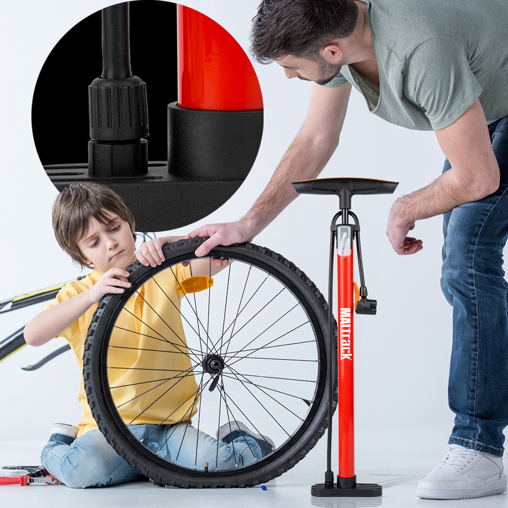 Pompka do Podłogowa do Roweru Samochodu Piłki Materaca