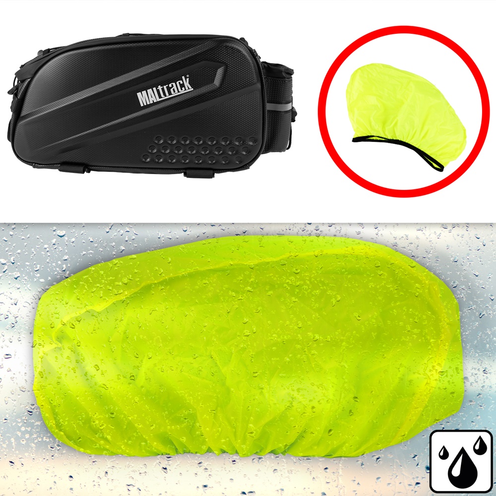 Torba na Rower Sakwa Wodoodporna na Bagażnik z Paskiem 10l