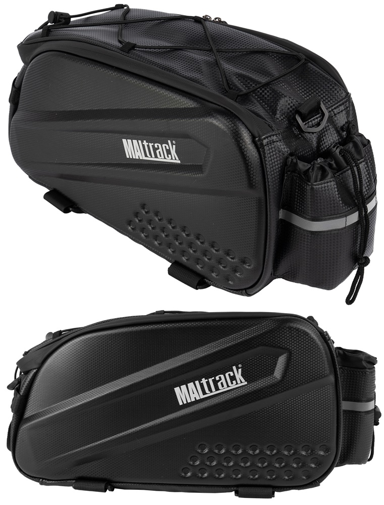 Torba na Rower Sakwa Wodoodporna na Bagażnik z Paskiem 10l