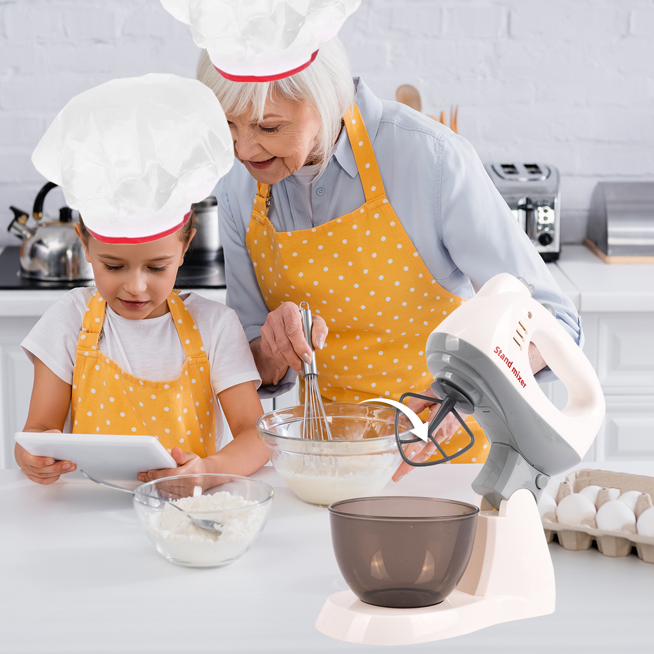 Robot Mikser Kuchenny Do Pieczenia Ciasta AGD