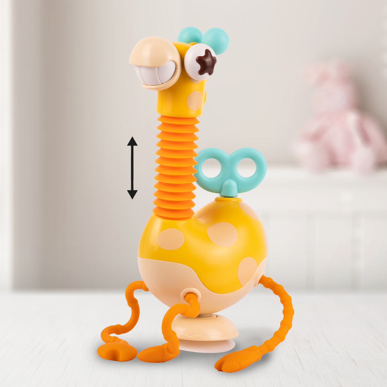 Żyrafka Sensoryczna Silikonowa Zręcznościowa Gryzak