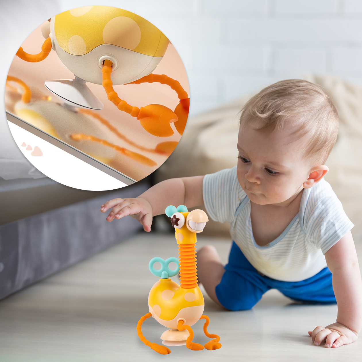 Żyrafka Sensoryczna Silikonowa Zręcznościowa Gryzak