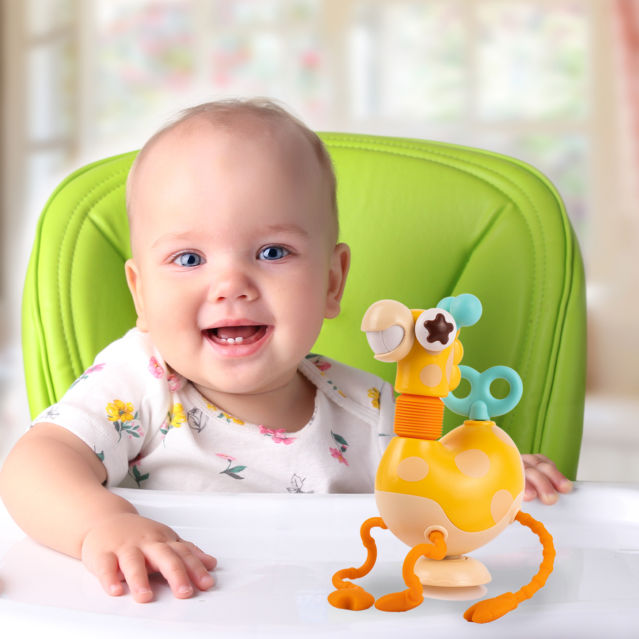 Żyrafka Sensoryczna Silikonowa Zręcznościowa Gryzak