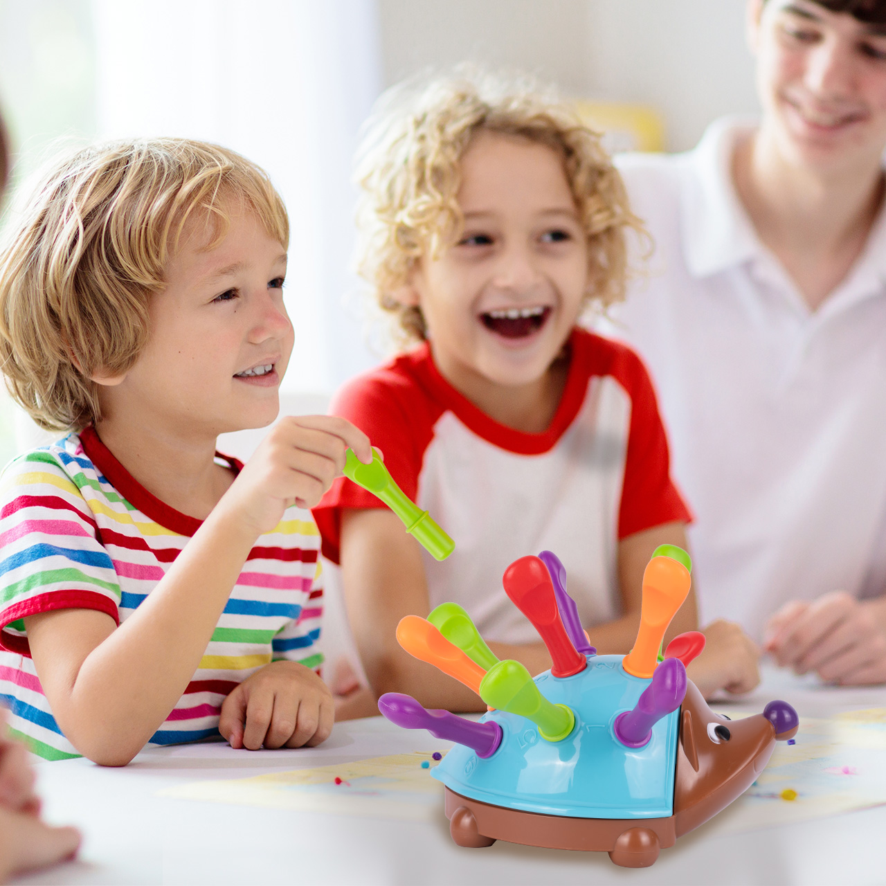 Sorter Jeżyk Układanka Edukacyjna Jeż Montessori Gra Liczby