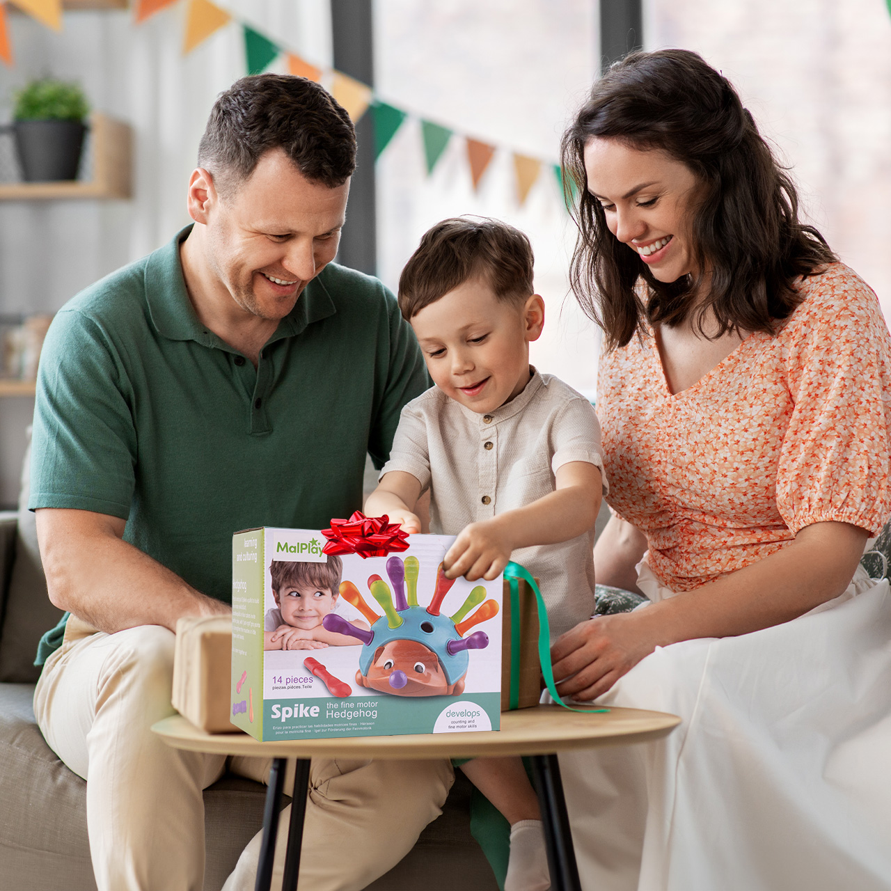 Sorter Jeżyk Układanka Edukacyjna Jeż Montessori Gra Liczby