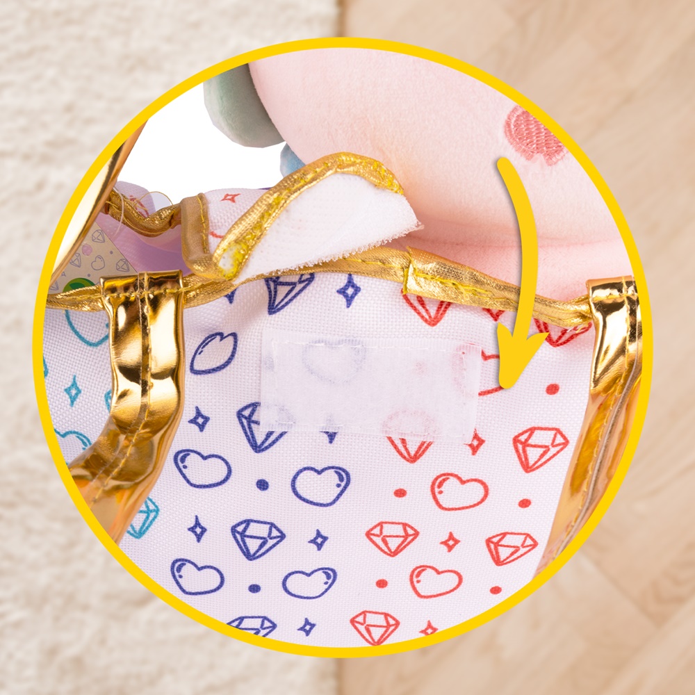 Pluszowy Jednorożec z Torebką Maskotka Przytulanka Unicorn