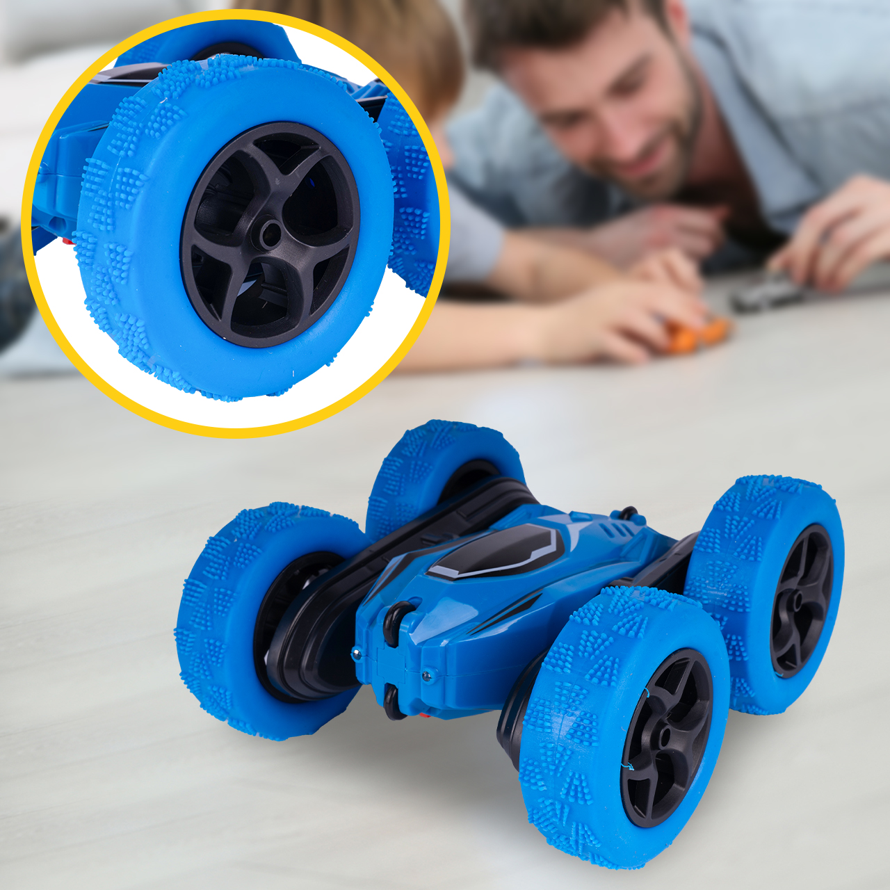 Samochód Twister 360 Zdalnie Sterowany Akrobata Kaskader Auto LED Pilot RC