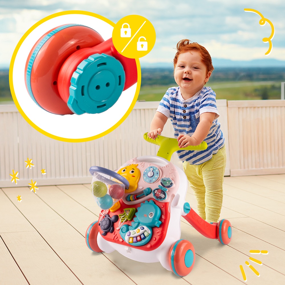 Chodzik Edukacyjny Interaktywny Panel 2w1 Muzyczny Tablica