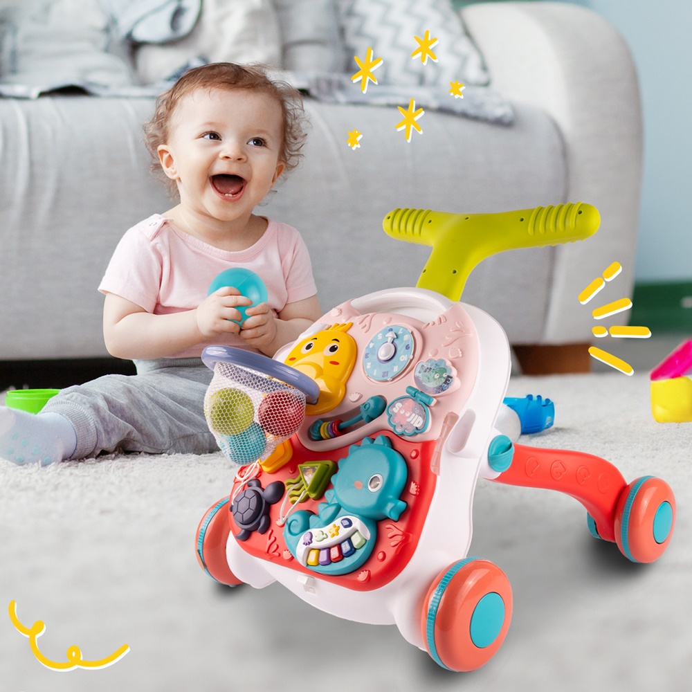 Chodzik Edukacyjny Interaktywny Panel 2w1 Muzyczny Tablica