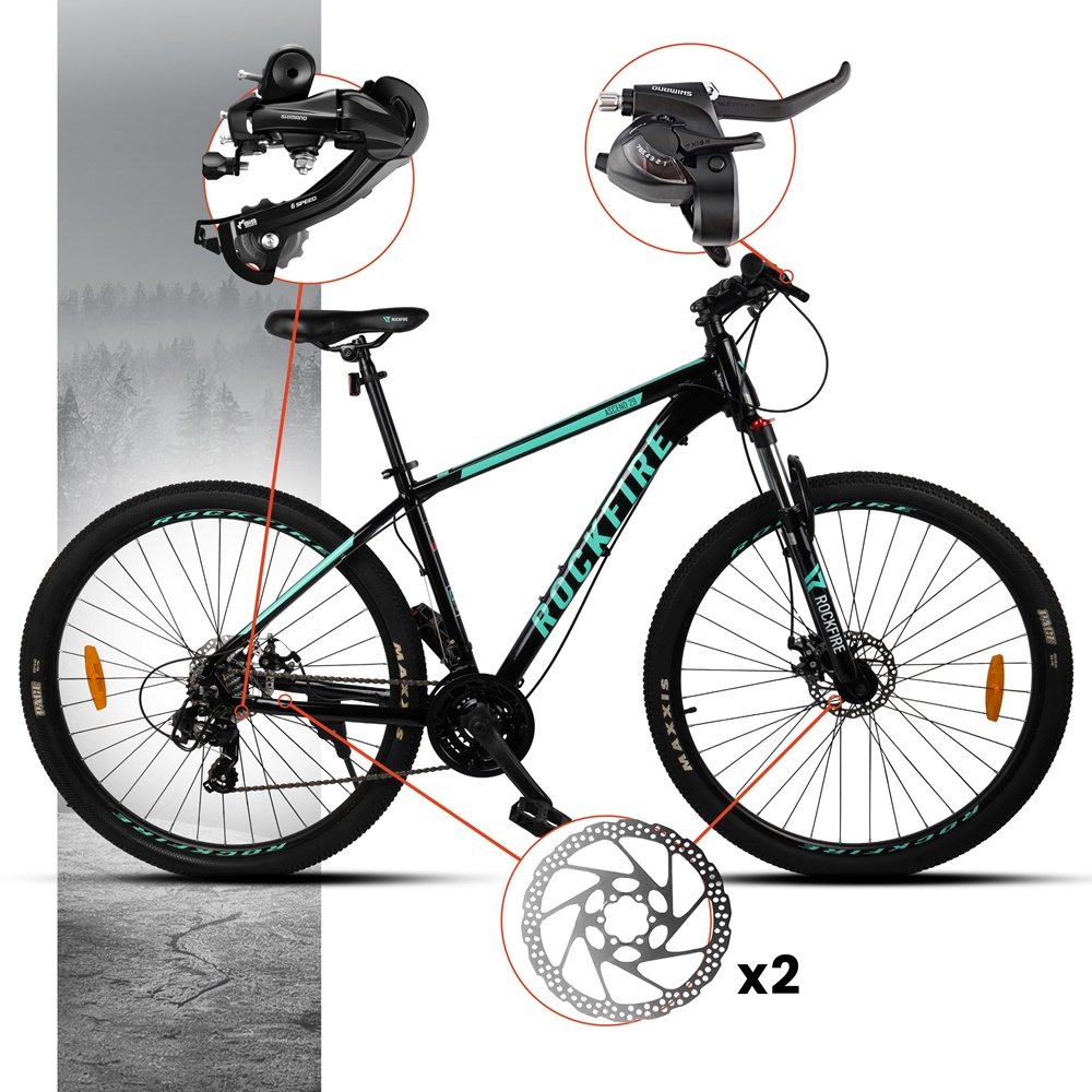 Rower Górski MTB MalTrack BLACK ROCKFIRE 29''