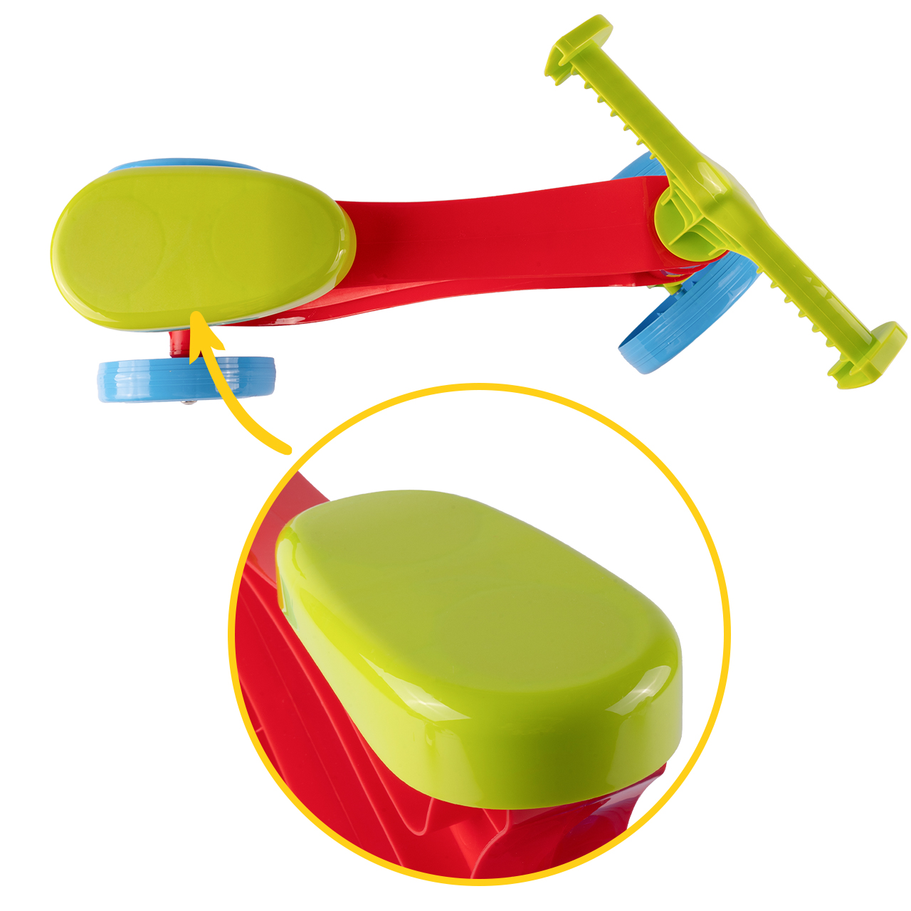 Rowerek Biegowy Czterokołowy Dziecięcy Jeździk