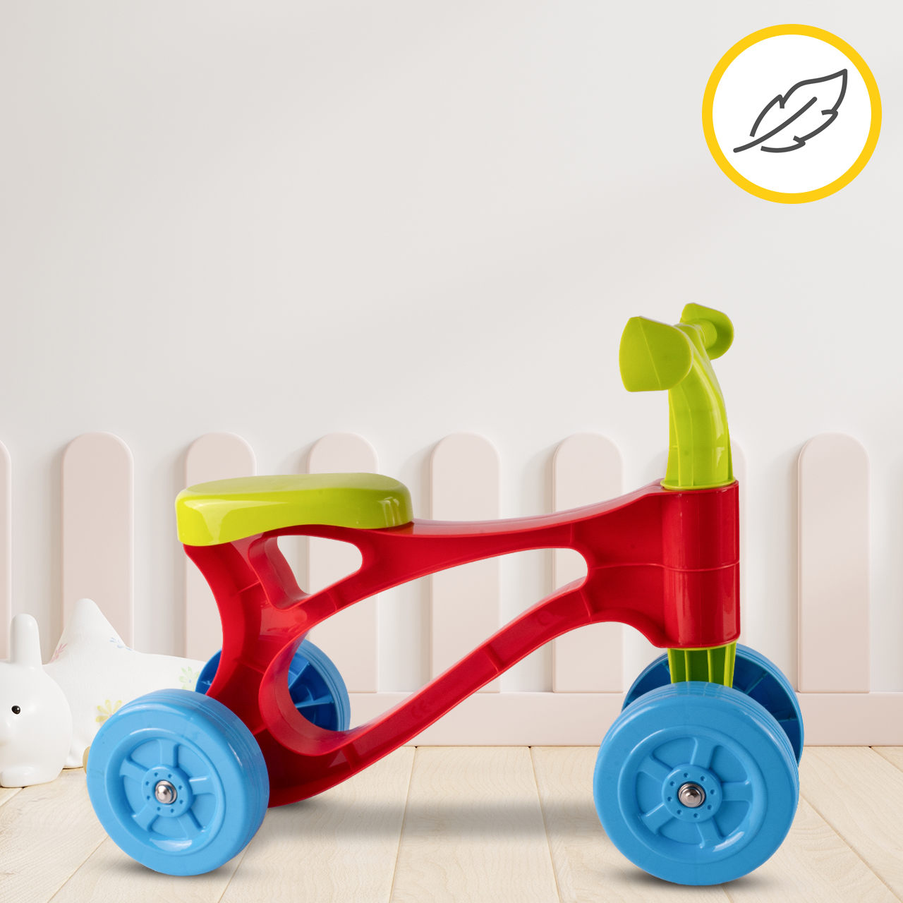 Rowerek Biegowy Czterokołowy Dziecięcy Jeździk