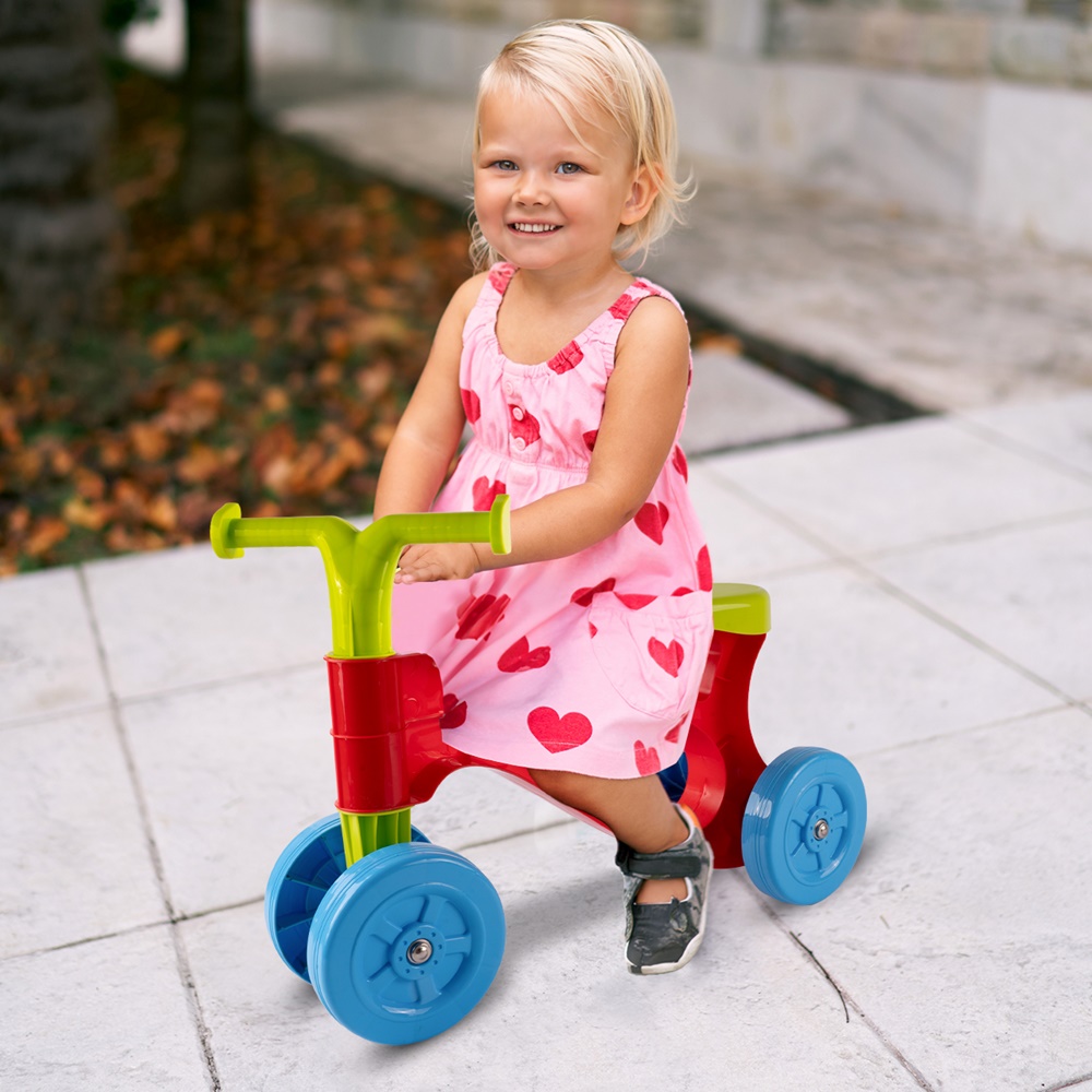 Rowerek Biegowy Czterokołowy Dziecięcy Jeździk