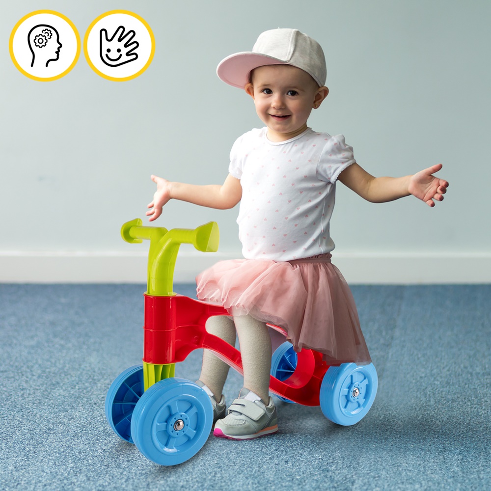 Rowerek Biegowy Czterokołowy Dziecięcy Jeździk