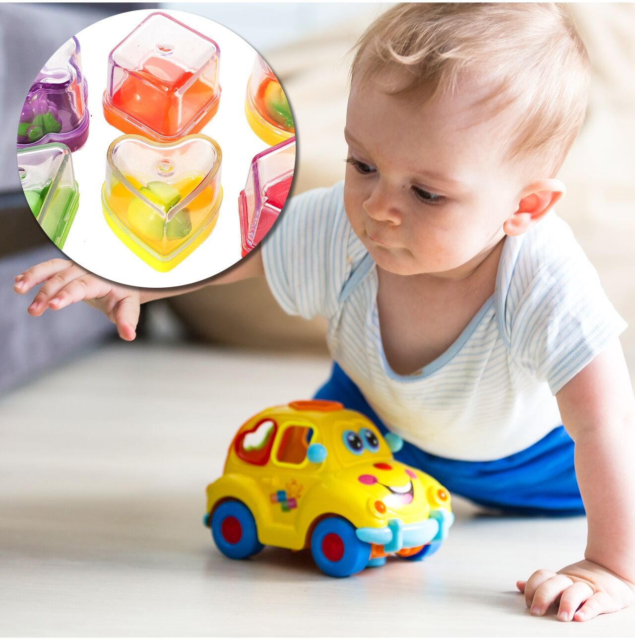 Auto Samochód Sorter Z Klockami Autko Wesołek